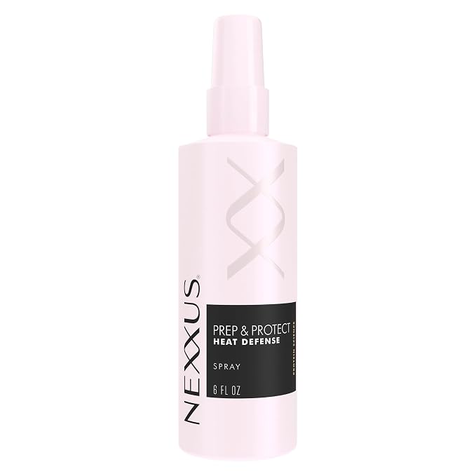 Nexxus Styling Heat Protectant Nourishing Prep &amp; Protect Heat Defense Spray Heat Protection Spray Powered by Styleprotect Technology 6 oz