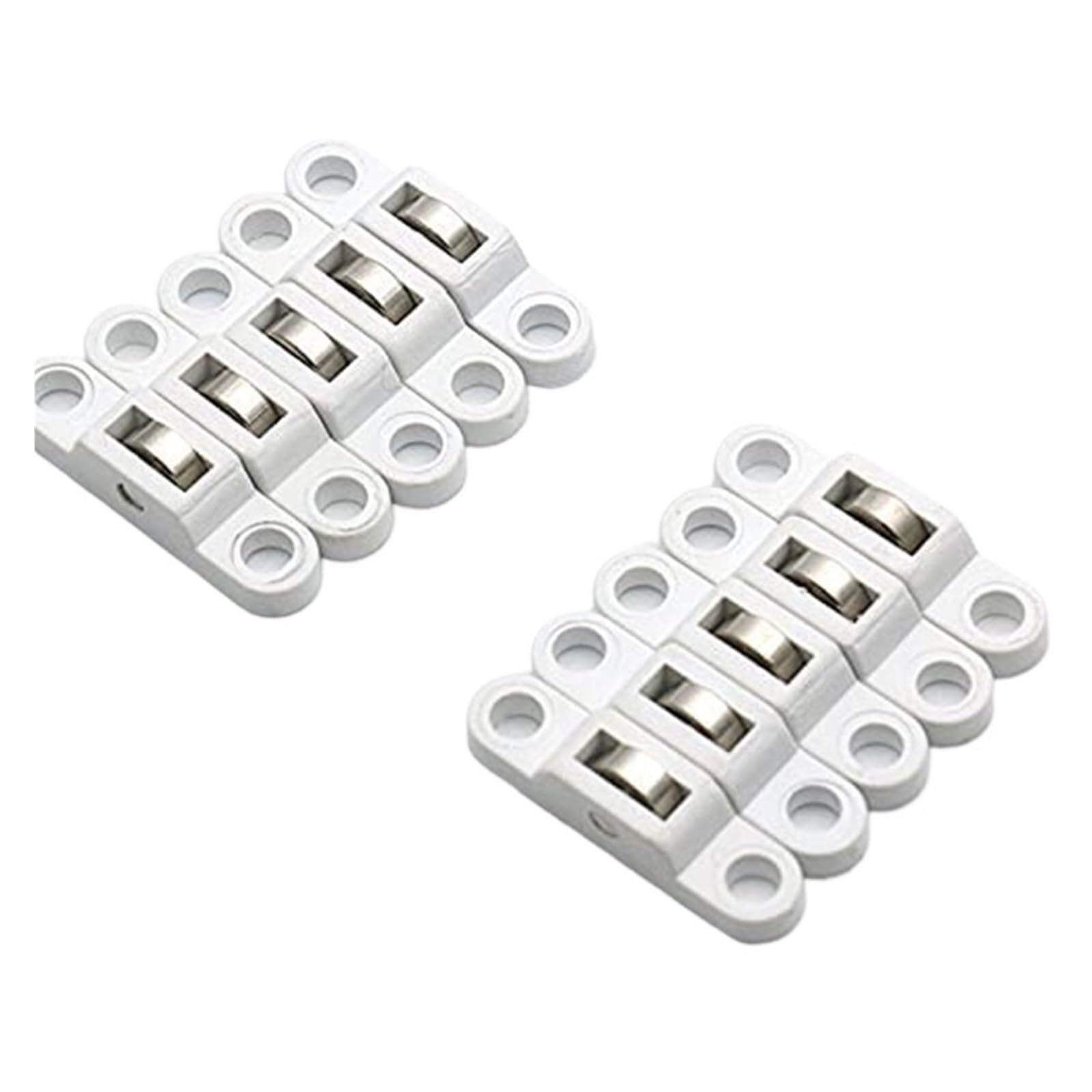 Wangshaowei One Color Shower Door Rollers 10Pcs Sliding Door Roller Cabinet Copper Caster Wheel Pulley For Wardrobe Window Width 7.5Mm
