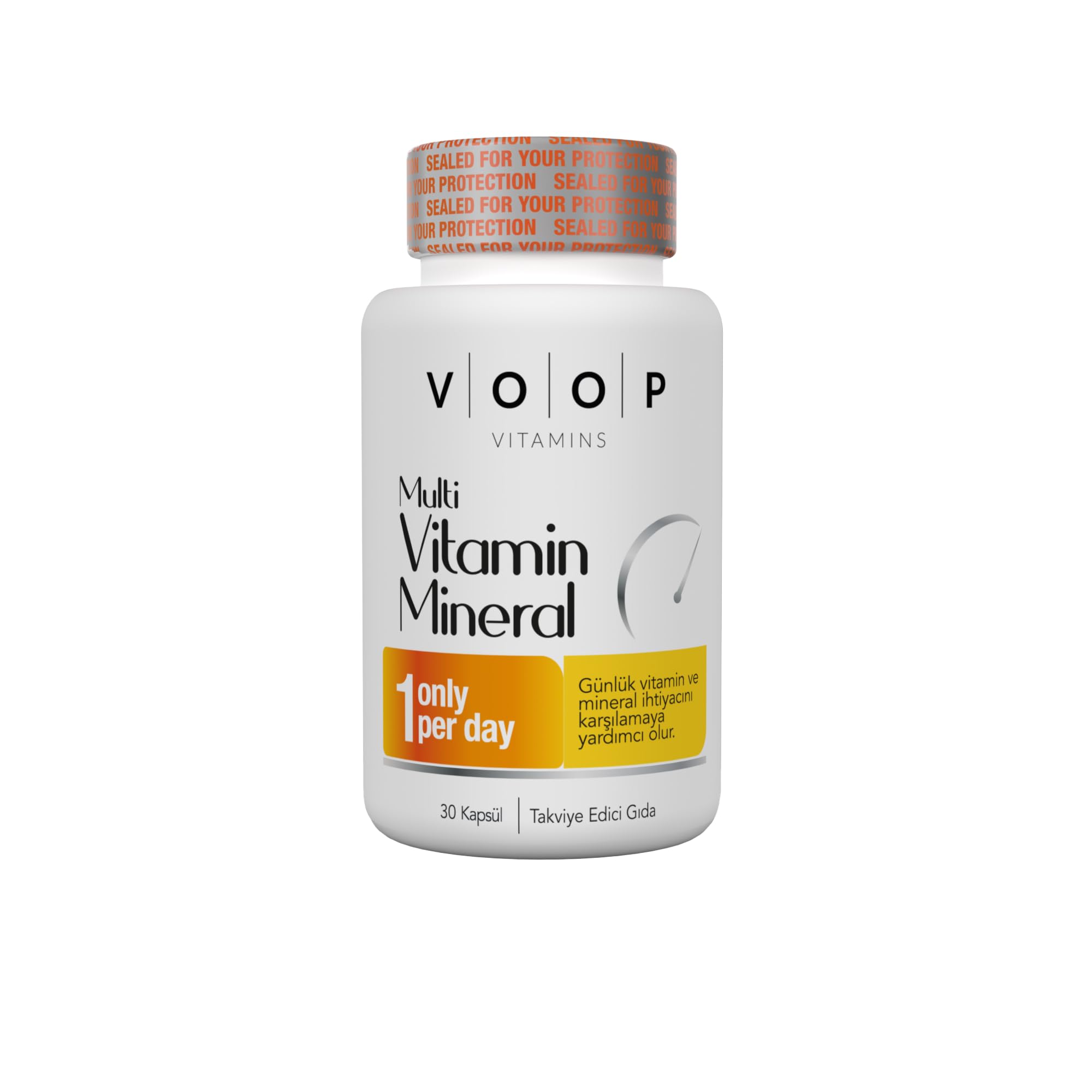 VOOP Multivitamin & Mineral 30 Kapsül | 11 Vitamin, 9 Mineral