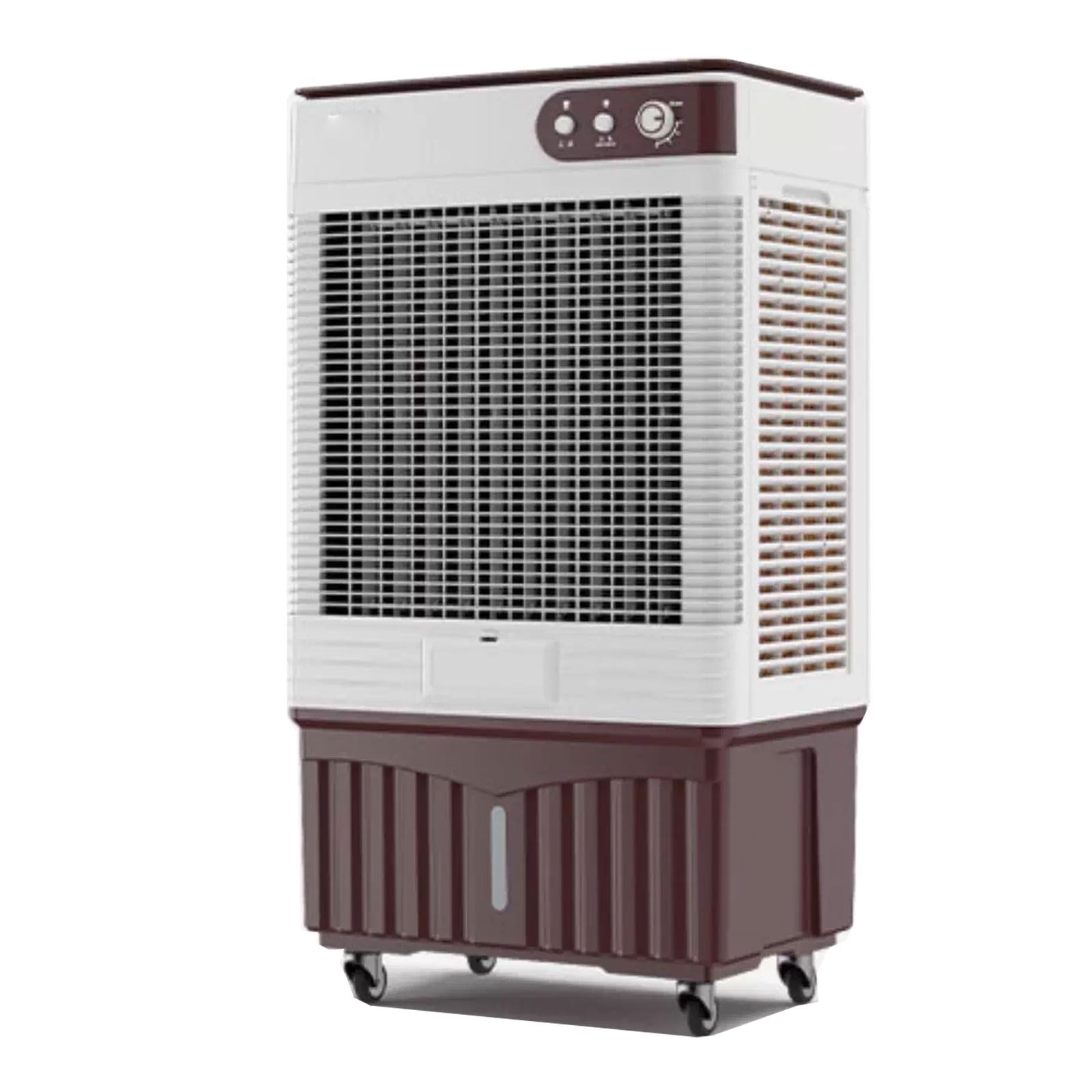 Rafraîchisseur d'air Évaporatif Professionnel 220 V 210 W Climatiseur Mobile Silencieux Réservoir d'eau De 60 L 3 Vitesses De Ventilation for Commercial Extérieur