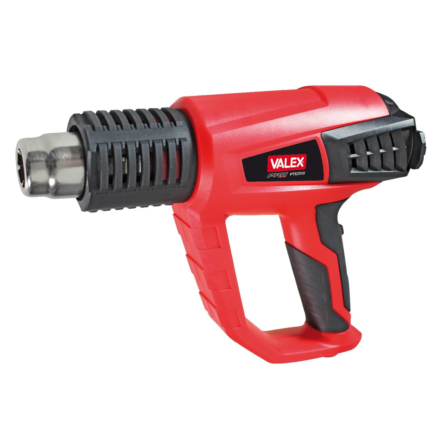 Valex PTE2100 Pistola Termica Regolabile, 2000W, Temperatura Regolabile 50-600°, con Display, 5 Accessori Inclusi