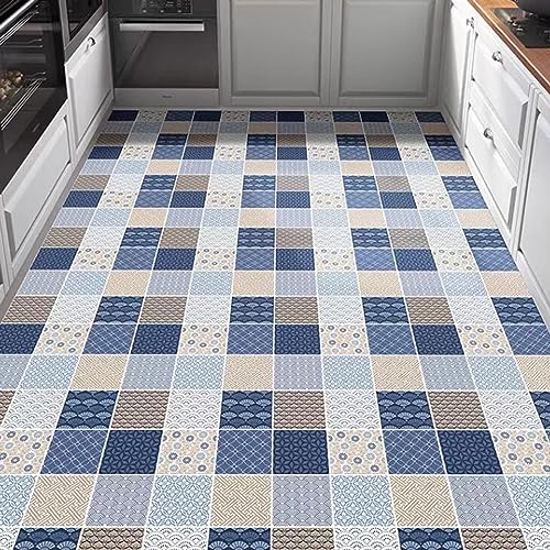 Tapis de cuisine pour sol au design épuré, étanche et antidérapant de format 120x160 cm