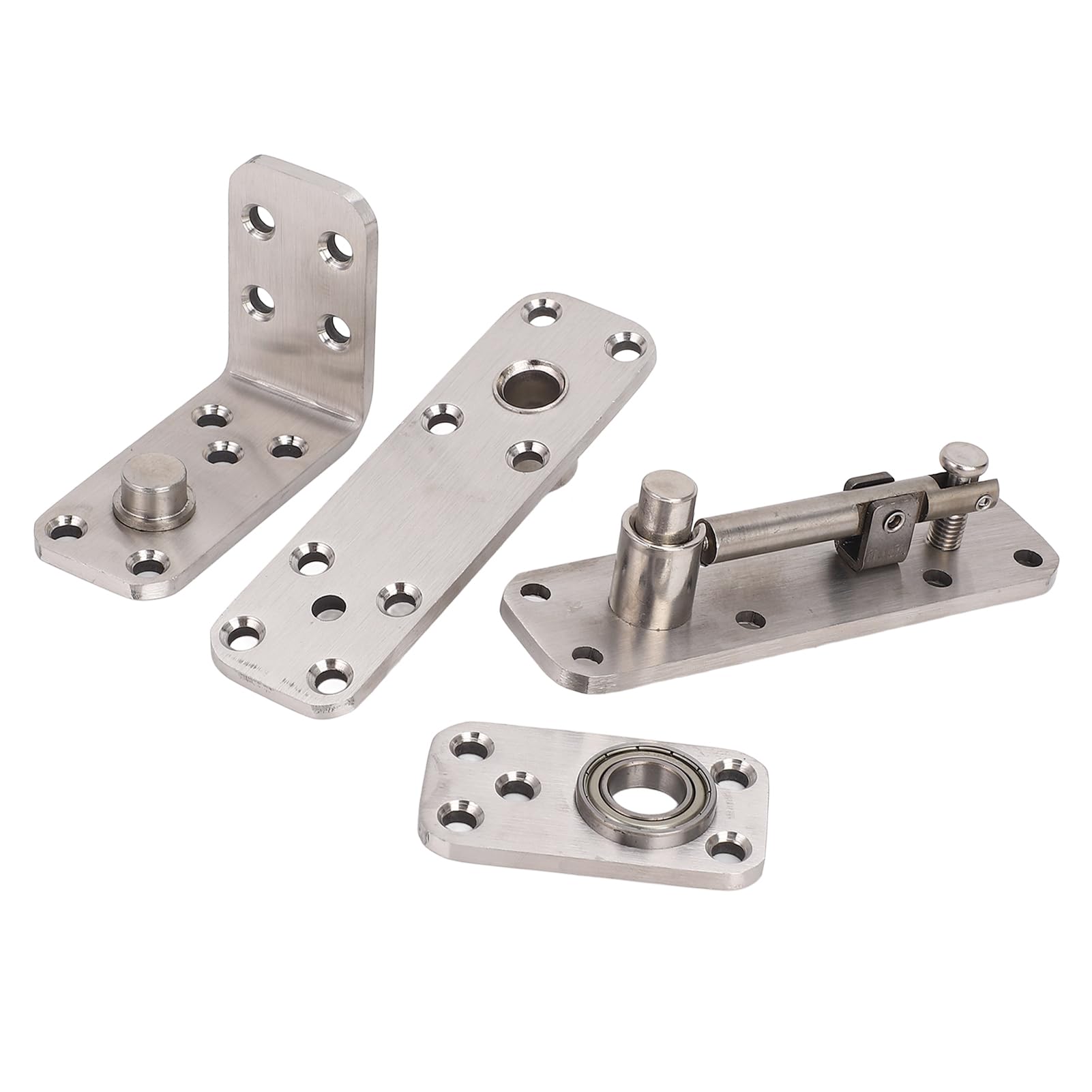 Charnière 180° acier inoxydable Walfront pour redresser et pivoter une porte lourde de 600 Lb