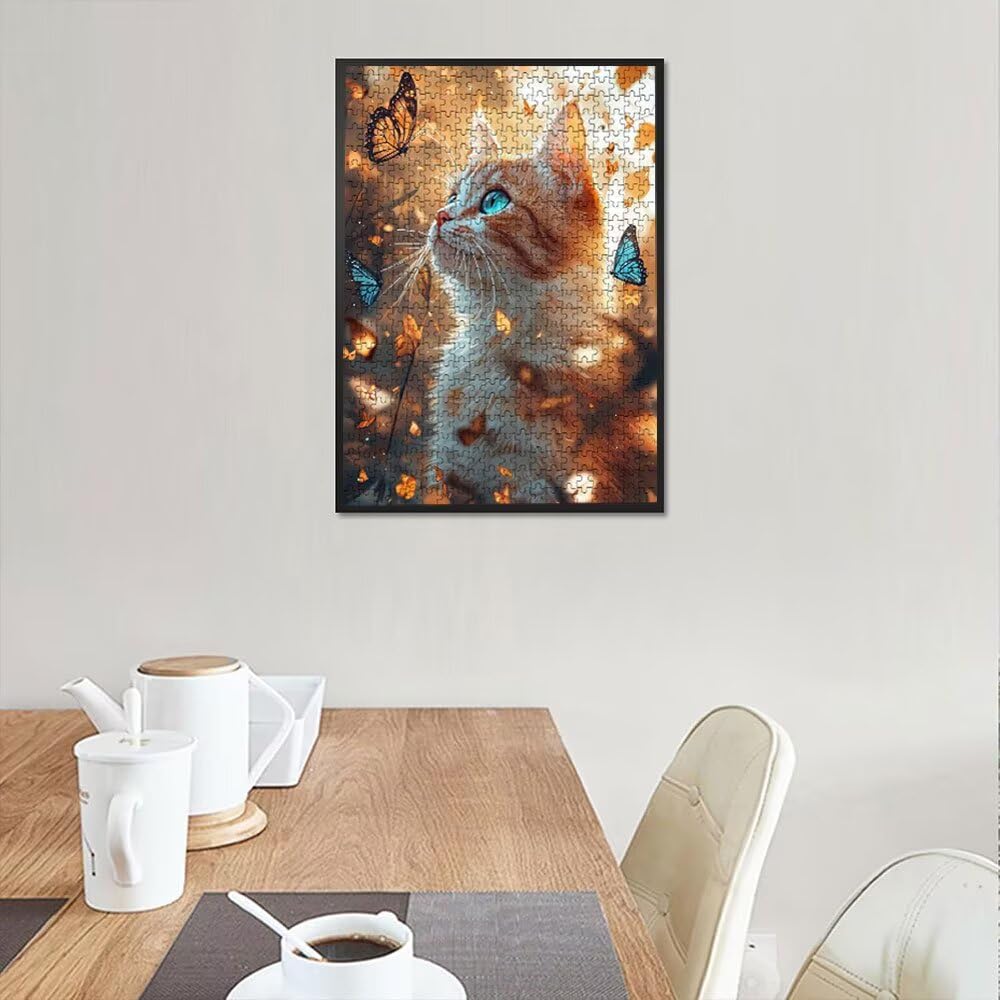 Puzzle 4000 Pezzi, Gattino Farfalla 3D Puzzle per Adulti Impegnativo, Educa Puzzles Artistico, Divertente E Stimolante Puzzles Decorativo per La Famiglia, Regalo e Decorazione Pareti DX0YL6-931