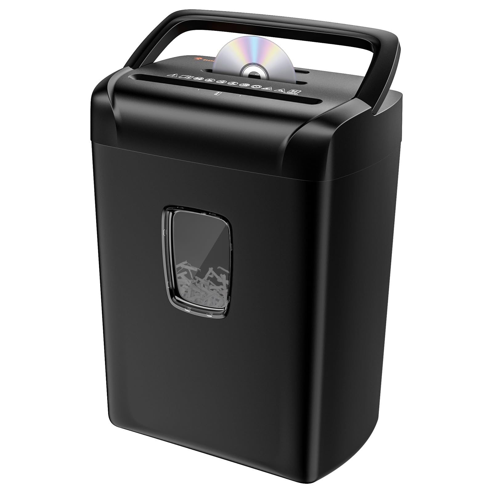 14-Sheet Paper Shredder for Home Office Use, 10-Minute Cross Cut Shredder with 5.5 Gallons Bin, P-4 High Security Heavy Duty Office Shredder Shred CD/Credit Card