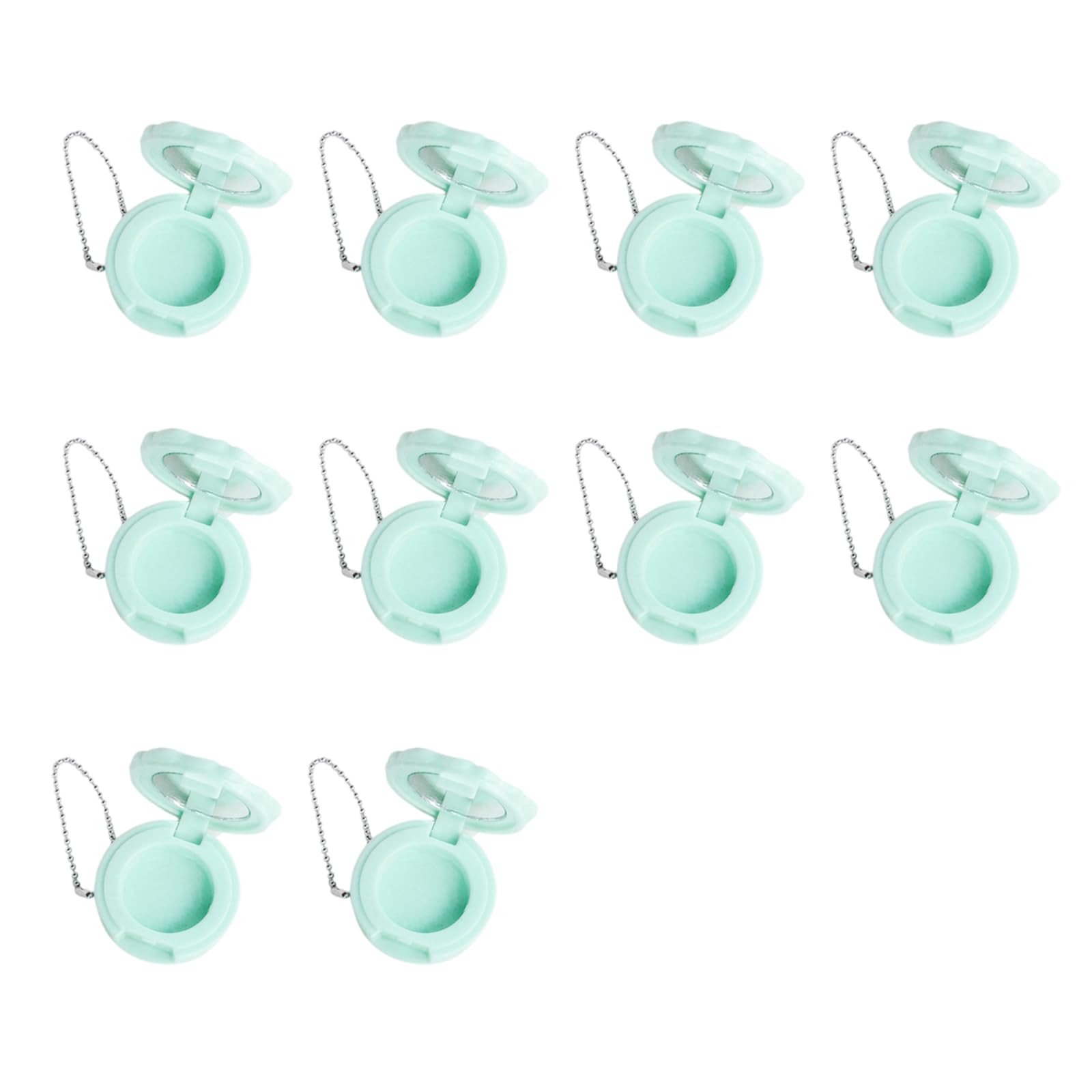 10 Pieces Lipstick Refillable Container with Rose Shape and Leak Proof Design Portable Cosmetic Jars for Travel Travel Size Cosmetic Refill Bottles