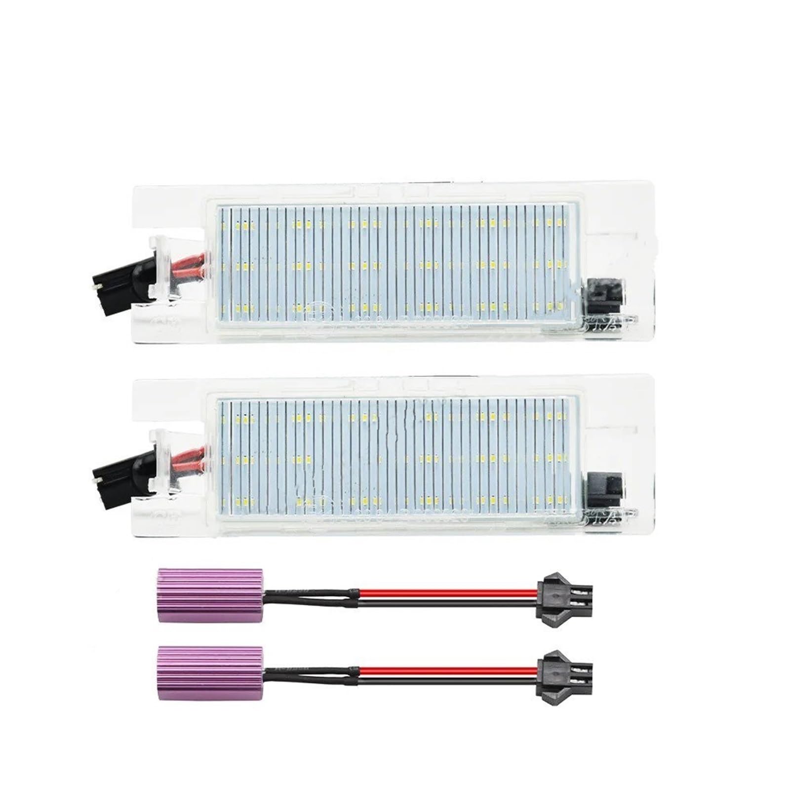 Luces de matrícula LED para Alfa Romeo Giulietta de 2010 a 2017 pack de 2 lámparas traseras coche 7