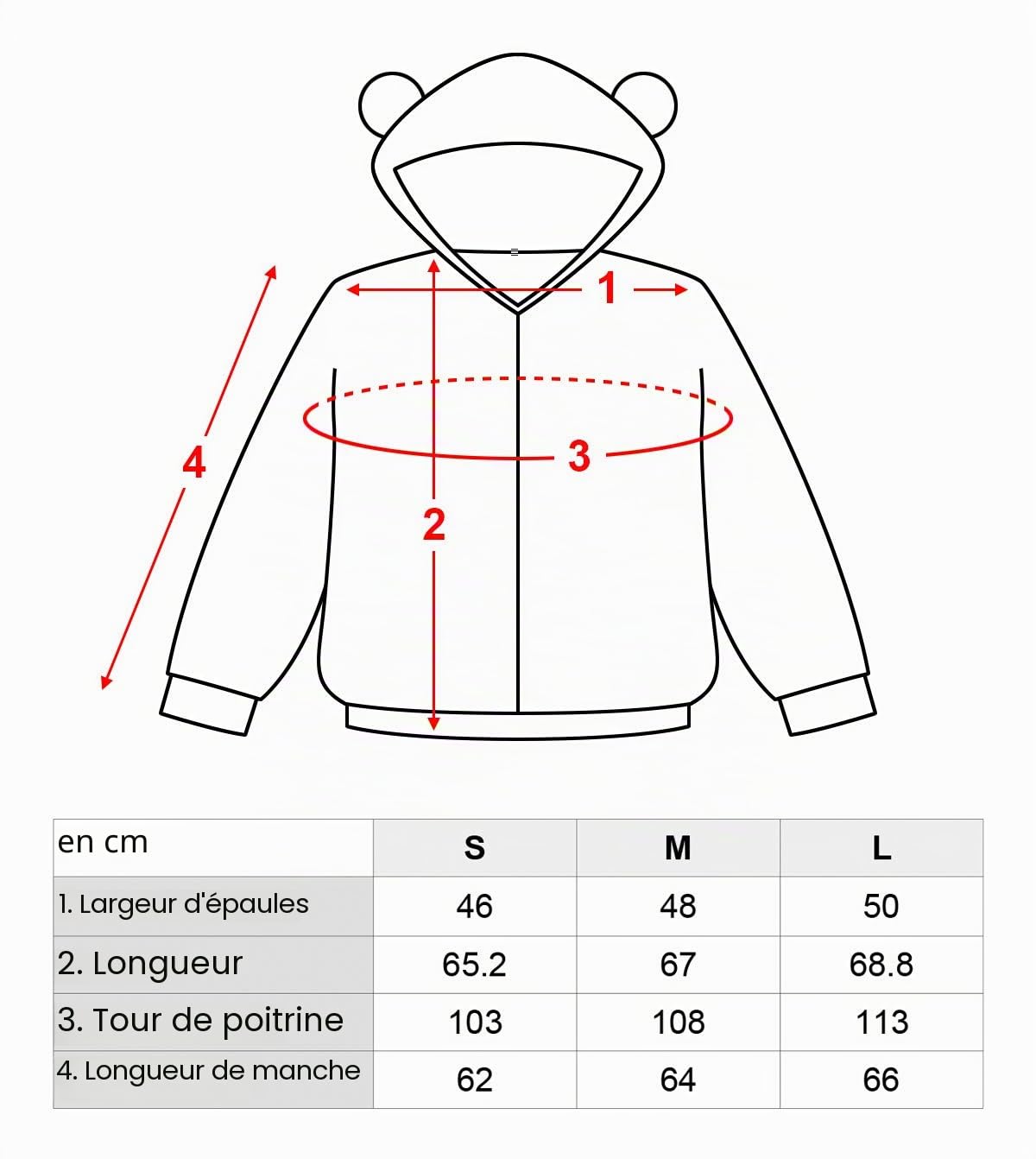 Sweat à Fermeture éclair Monokuma avec Gants | Pullover pour Fans de Danganronpa | Taille: M