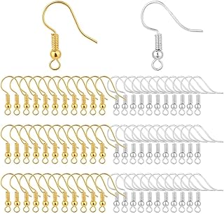 200 من خطافات الاقراط ستانلس