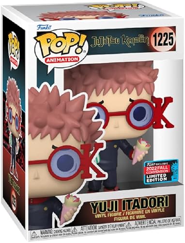 Funko Pop Jujutsu Kaisen Yuji Itadori with Glasses 2022 Exclusive NYCC Shared