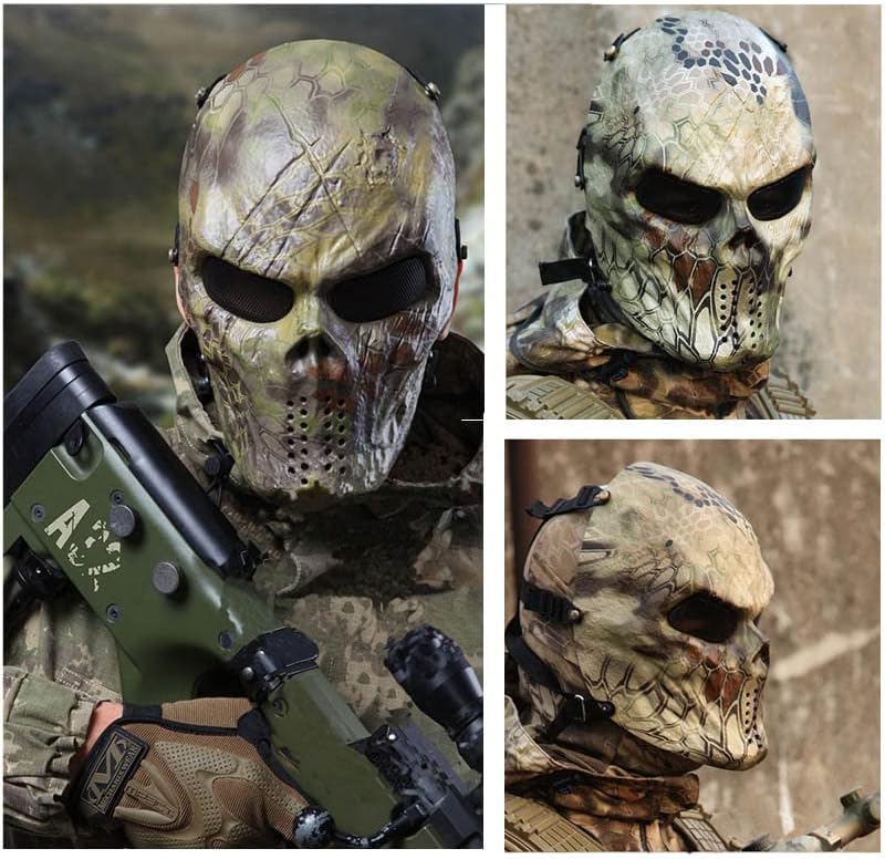 Tactical Airsoft Mask Outdoor Shooting Sports Gear Horror Gost Skul Halloween Cosplay