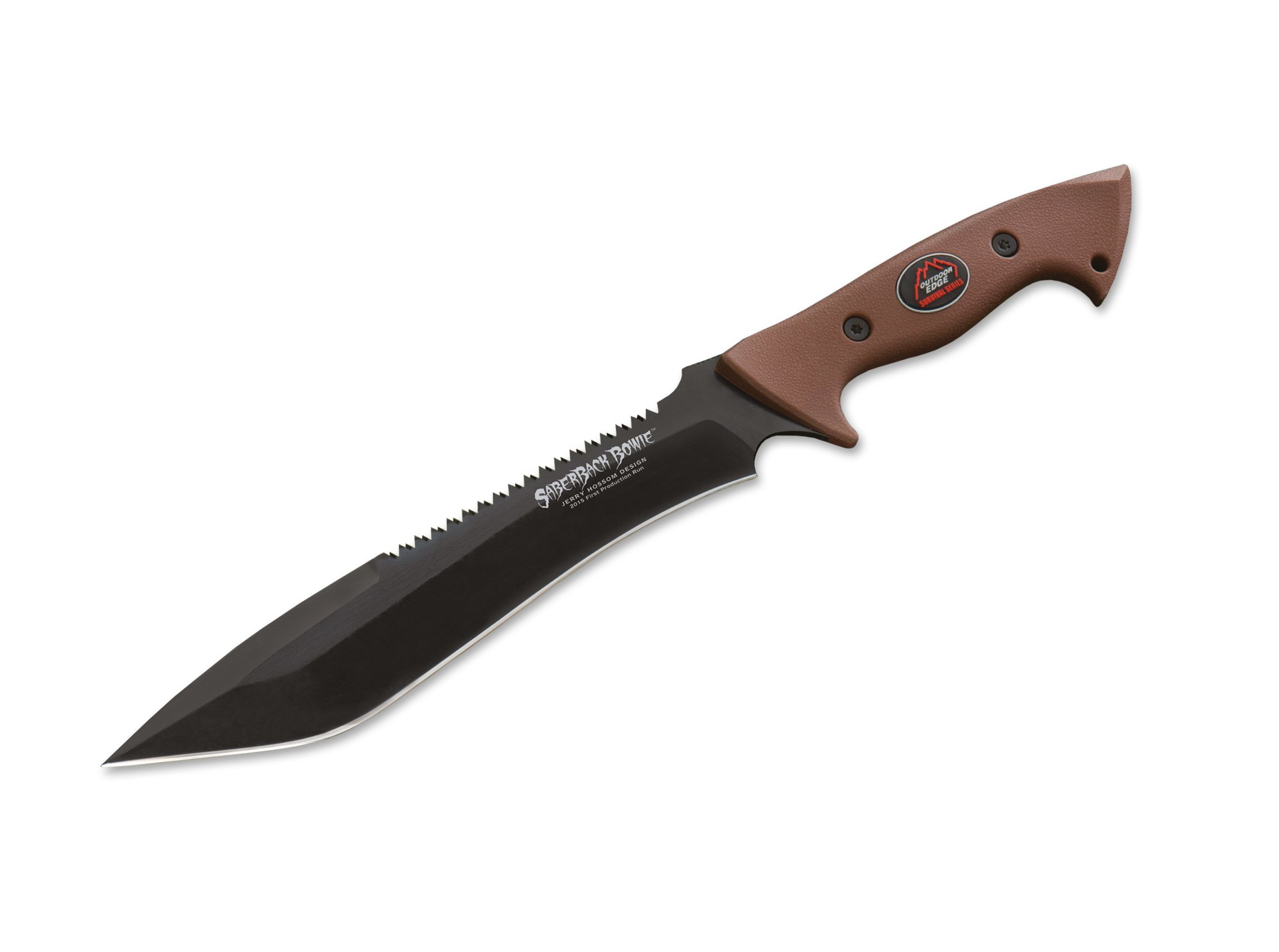 Outdoor Edge Saberback Bowie brązowy, długość ostrza: 26 cm, 02OE014 nóż podróżny, jeden rozmiar