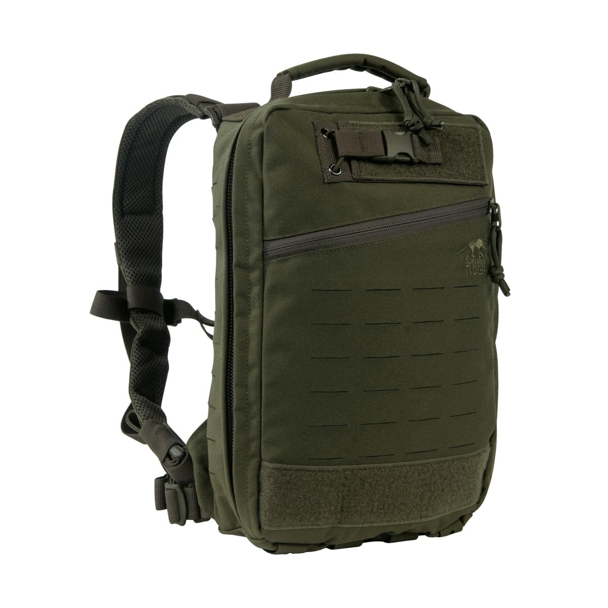 Tasmanian Tiger Assault Medical Backpack MKII S – Lightweight MOLLE First Aid Organizer, Olive