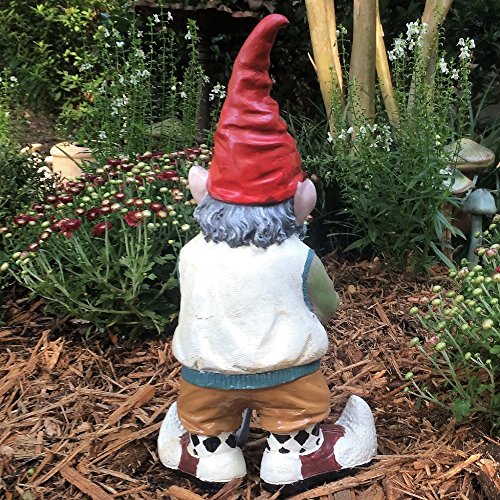 Nowaday Gnomes - Greg The Golfer Gnome Holding A Golf Club & Golf Ball Home & Garden Gnome Statue 14" H #TOP3