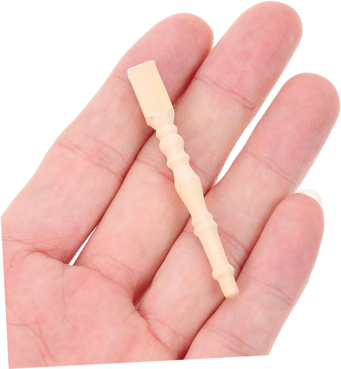 8pcs Miniature Wooden Furniture Table Legs Dollhouse Dining Table Feet for Scale Mini Furniture for Decor and Accessories