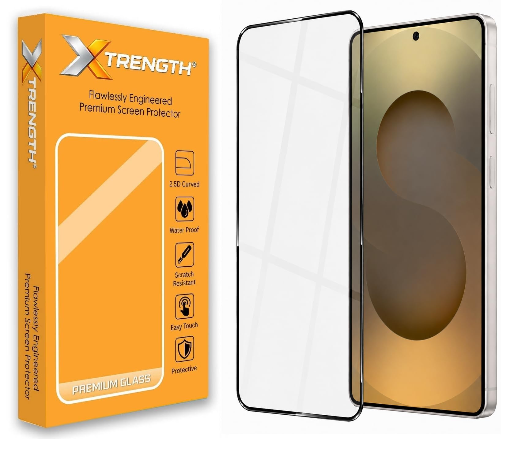 Tempered Glass for Samsung Galaxy S23 Ultra (6.8 Inch) with Installation Kit | 9H Edge to Edge Screen Protector | Anti Scratch — Amazon image 8