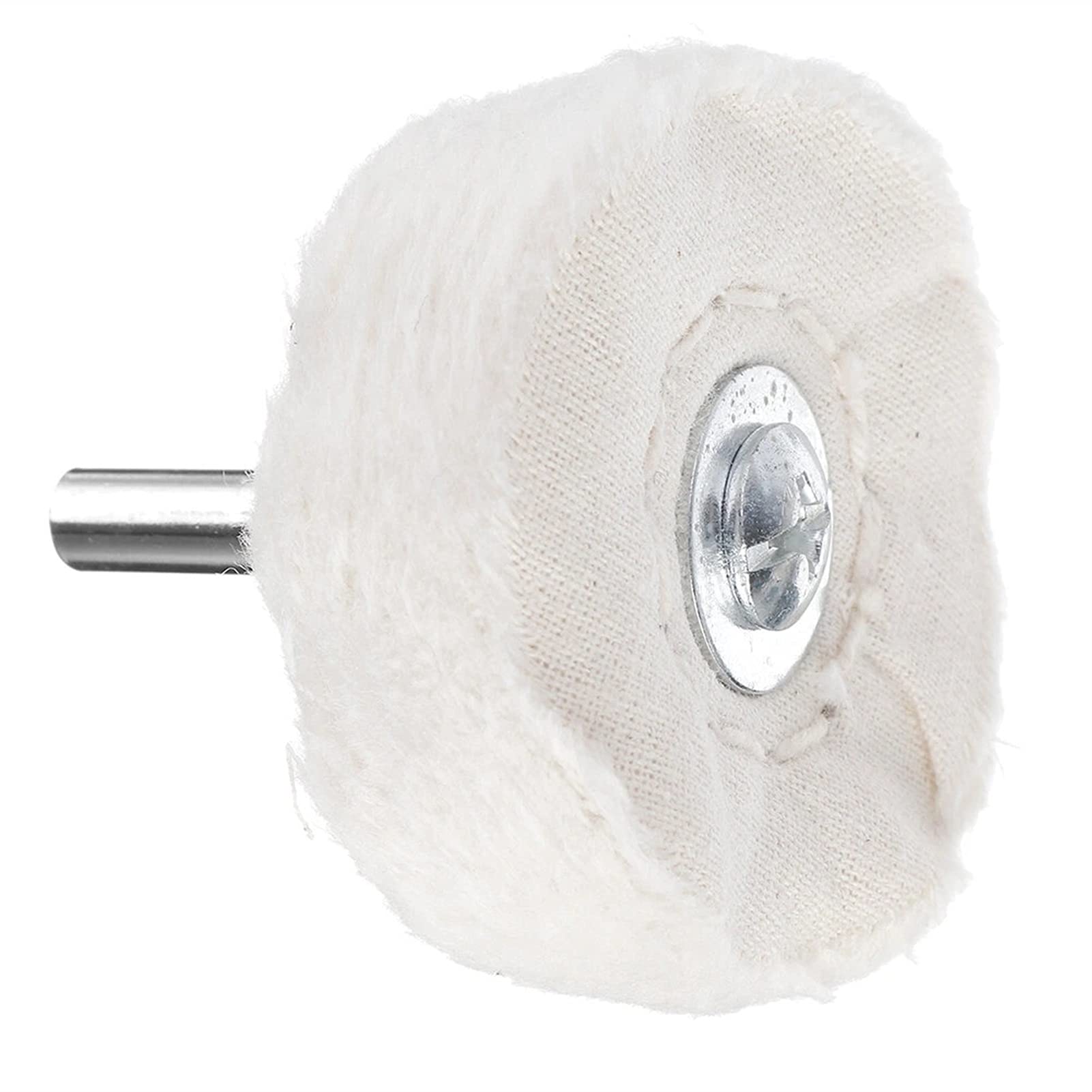 Set Di Ruote per Lucidatura, Spazzola per Trapano con Ruota per Lucidatura a Cupola in Cotone con Gambo da 5 Pezzi da 6 Mm