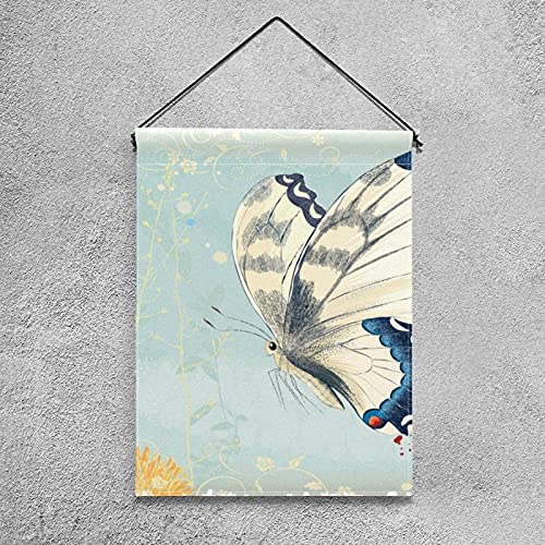Drapeau de bienvenue papillon double face robuste résistant aux intempéries - 4