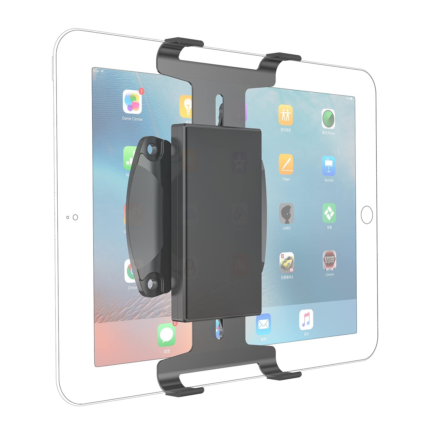 Amazon.co.jp: iPad用VESA取付けホルダー、1秒分解設計タブレットVESA