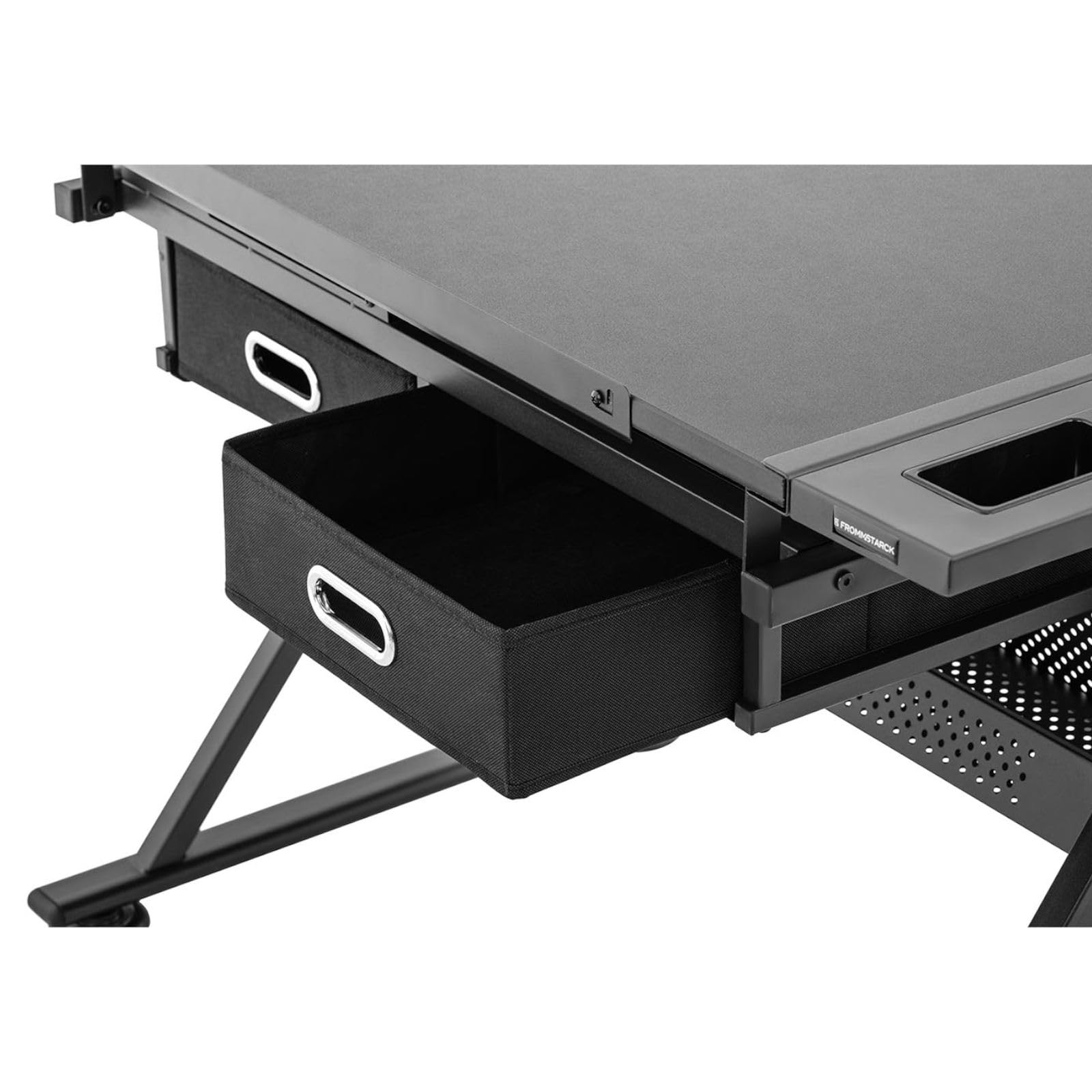 Fromm & Starck Mesa De Dibujo Técnico para Escuela Oficina Star_Desk_08 (Tablero: 115 x 60 cm, Inclinación: 0-70°, Altura Regulable, con Taburete)