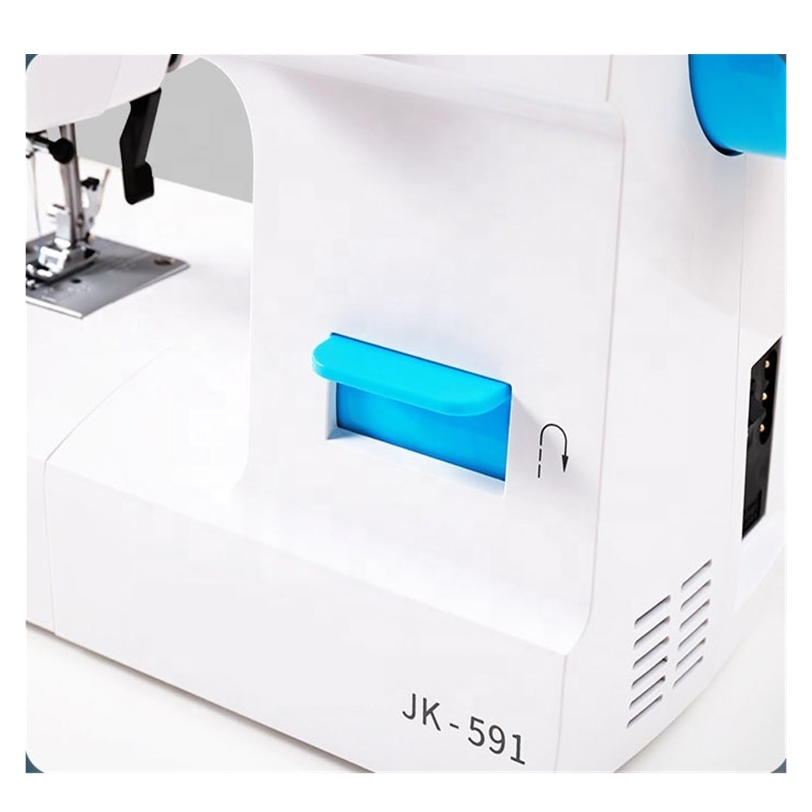 Mini Máquina De Coser A Medida JK-591, Precio Eléctrico Portátil, En Zigzag Overlock Escritorio For El Hogar Potente Silenciosa Y Estable