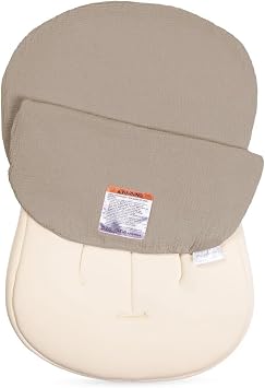 snuggle me Organic Cotton Muslin Newborn Baby Lounger Cover - Birch