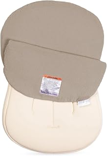 snuggle me Organic Cotton Muslin Newborn Baby Lounger Cover - Birch | 100% Organic Cotton Baby Nest Slipcover For Infant Lounger, Soft & Breathable For Boys Girls, Machine Washable