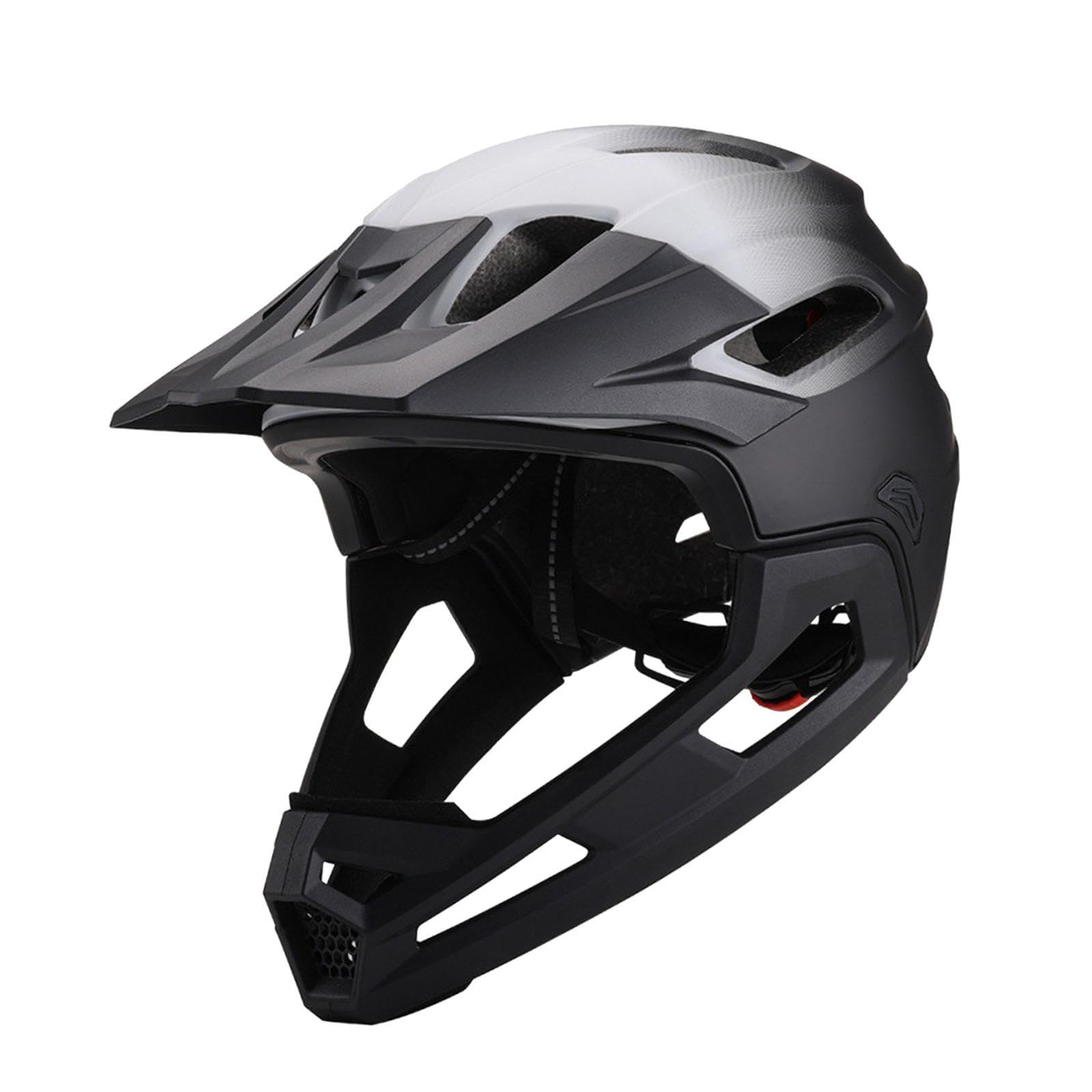 BNF® Full Face Bike Ventilation Comfortable Downhill PC EPS Bicycle Black White-image-20