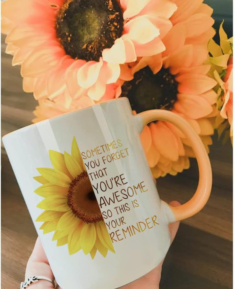 Sometimes You Forget You're Awesome Inspirational Mug - Gifts for Women & Men, Mother's Day, Birthday & More - Image 2
