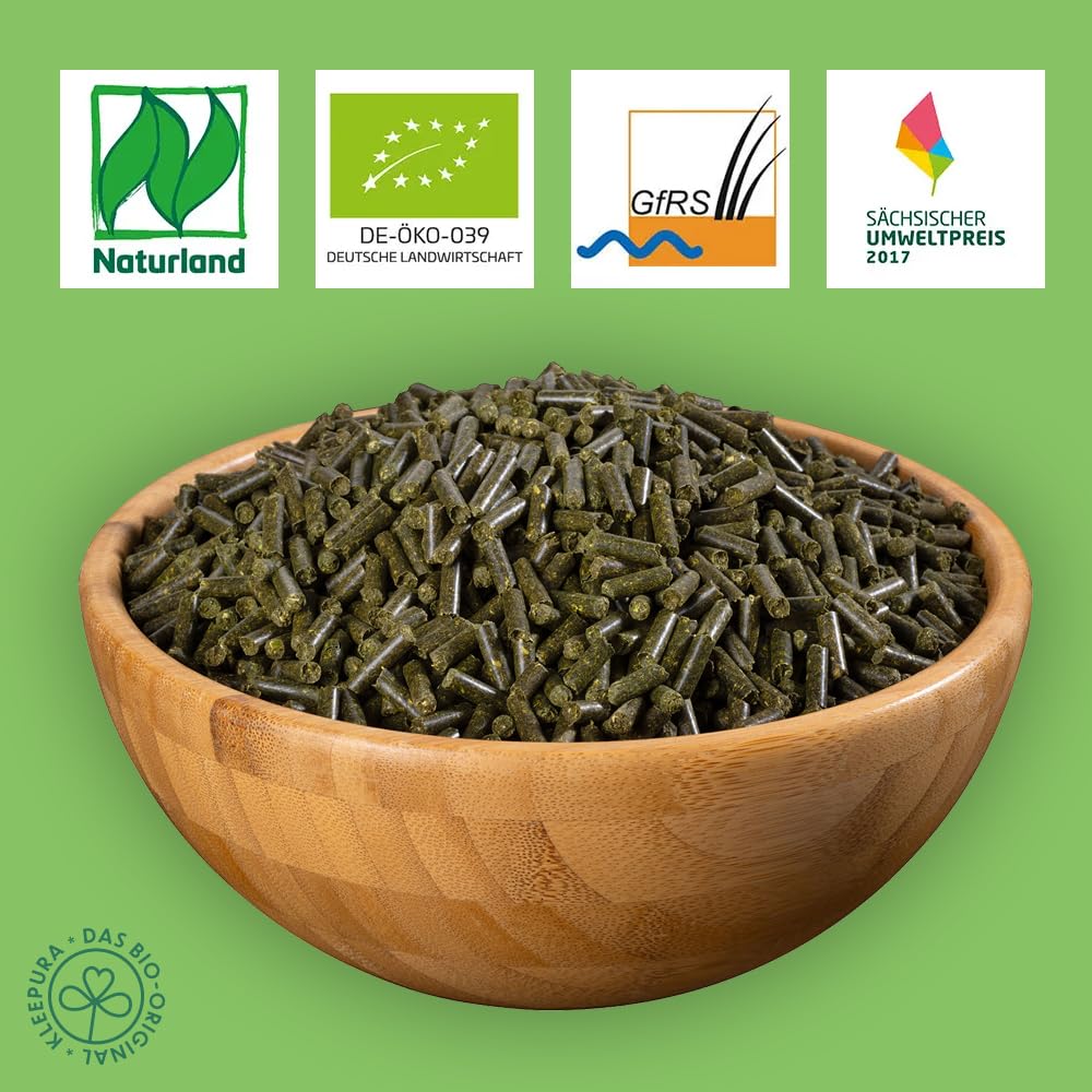 Bio Universaldünger. NATURLAND zertifiziert. Bio-Dünger für Gemüse, Kräuter, Blumen & Obst. Veganer Pflanzendünger aus Bio-Klee & Luzerne. 5 kg