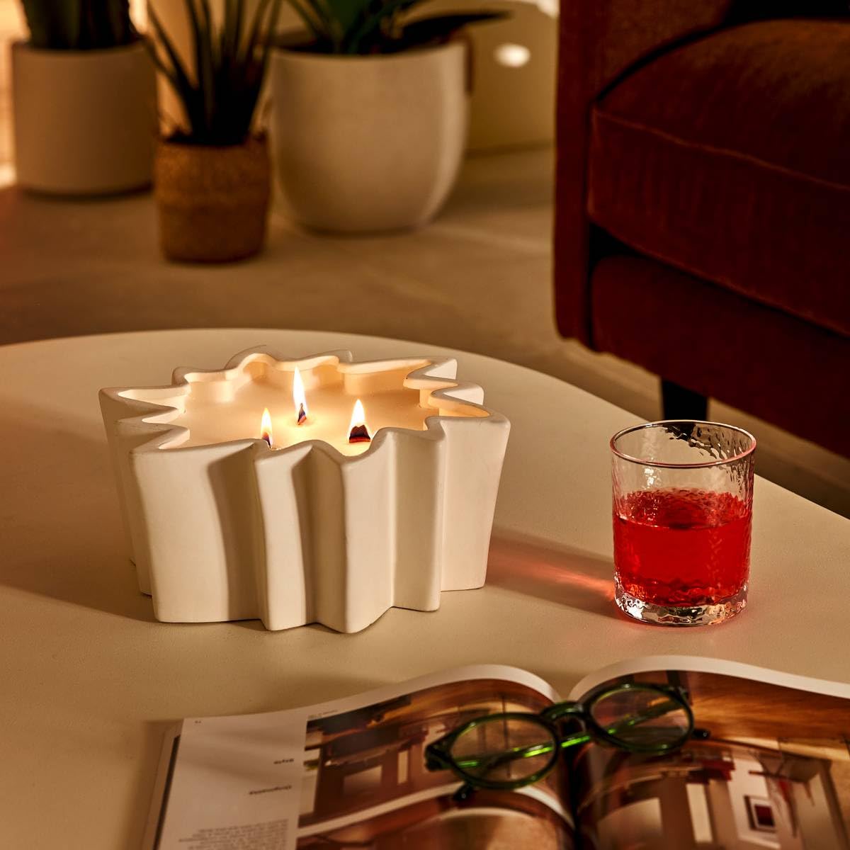 Atmosphera - Vela perfumada 850g siena vainilla