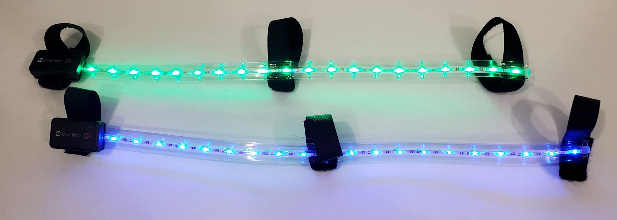 Luci per passeggino Luce bici LED ricaricabile con cinghie