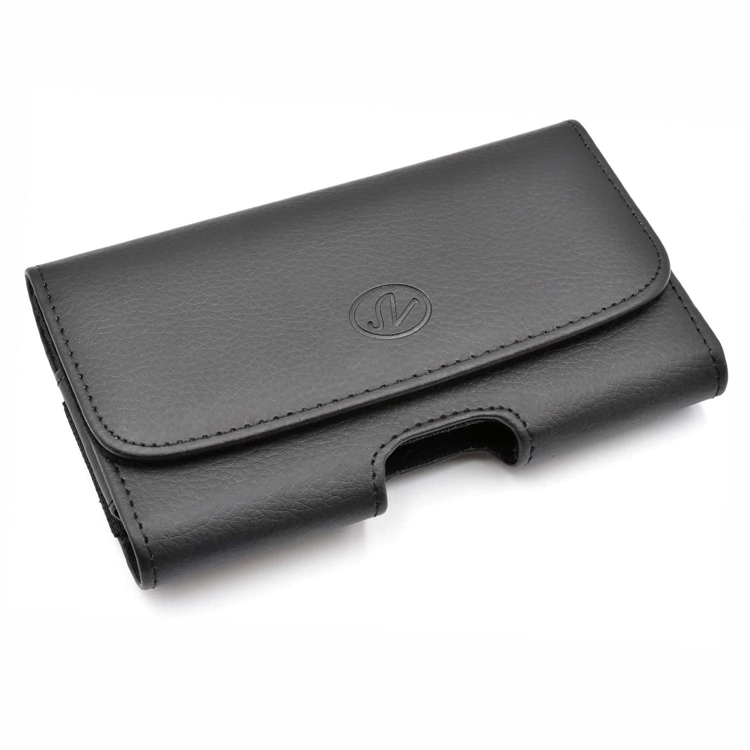 Case Belt Clip for Galaxy A14 5G - Leather Swivel Holster Loops Cover Pouch Carry Protective Black Compatible with Samsung Galaxy A14 5G