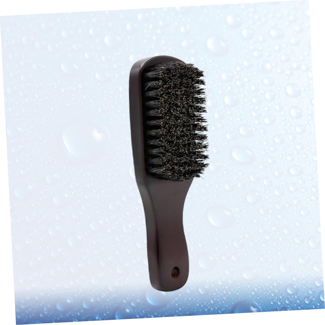 FRCOLOR Men's Beard Brush Mustache Comb Natural Bristle Gentle on Skin Portable for Travel Professional Beard Care