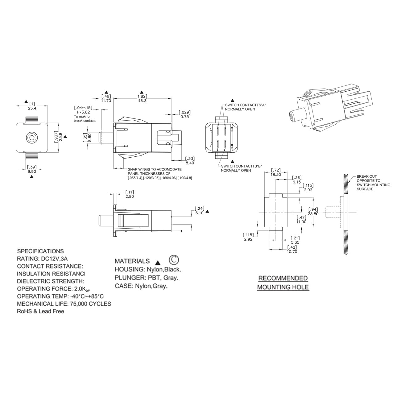 Amazon.com: 532176138 Interlock Safety Switch Compatible with