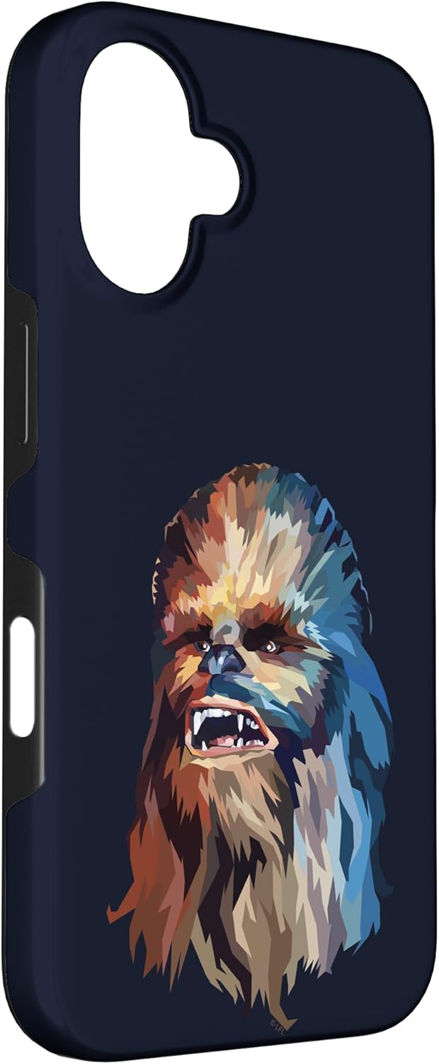 iPhone 16 Star Wars Chewbacca Low Poly Portrait Case