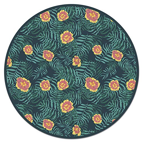 Panorama Alfombra Vinílica Plantas Redonda 100x100 Cm - Alfombra Cocina Vinilo - Alfombra Salón Antideslizante, Antihongos E Ignífuga - Alfombras Grandes - Alfombras Pvc Panorama Alfombra Vinílica Plantas Redonda 100x100 Cm - Alfombra Cocina Vinilo - Alfombra Salón Antideslizante, Antihongos E Ignífuga - Alfombras Grandes - Alfombras Pvc
