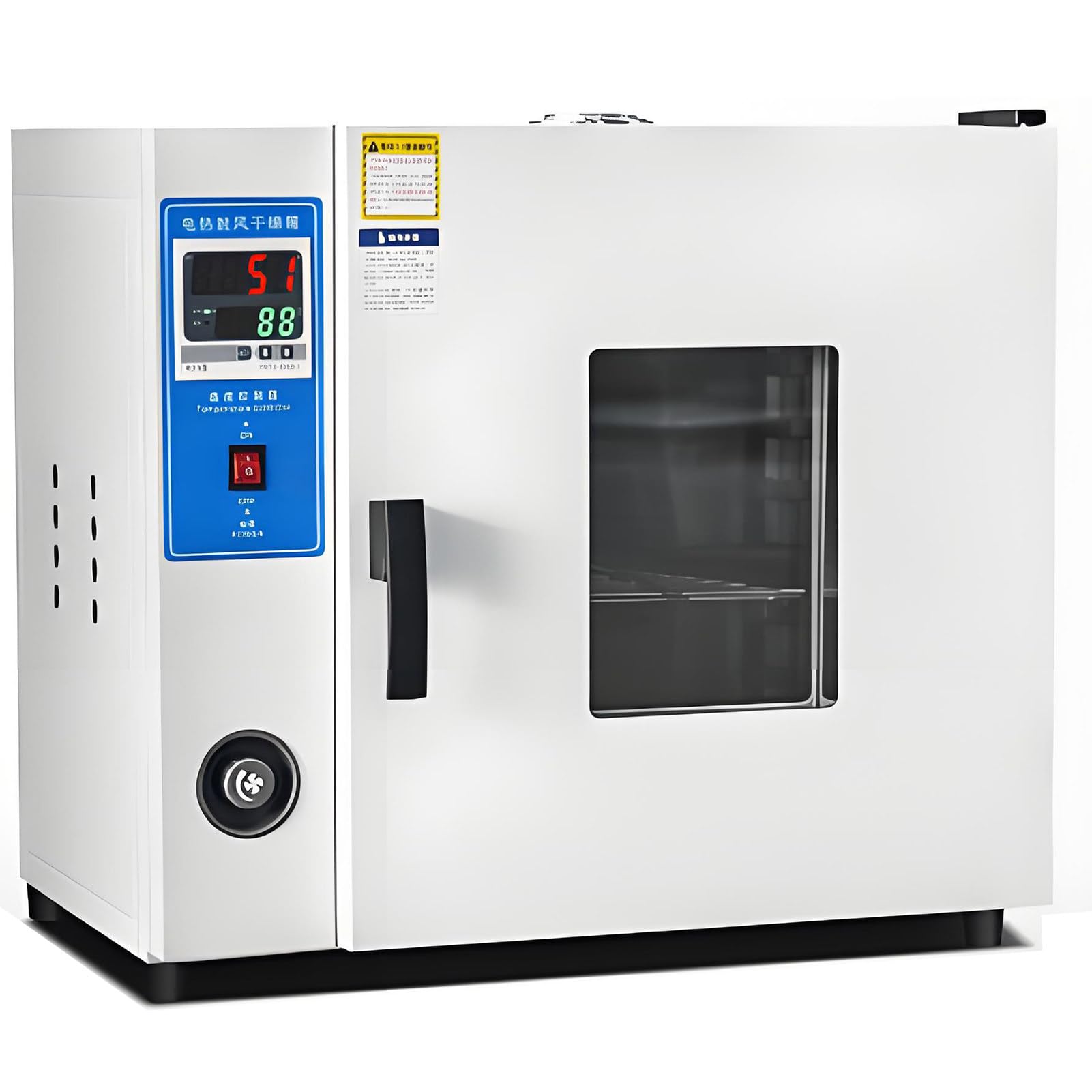 Forno Elettrico da Laboratorio,Forno per Trattamento Termico,Forno di Essiccazione a Convezione d'Aria,Temperatura Massima 300°C,Temperatura Costante per Essiccazione in Piccoli Lotti 16L