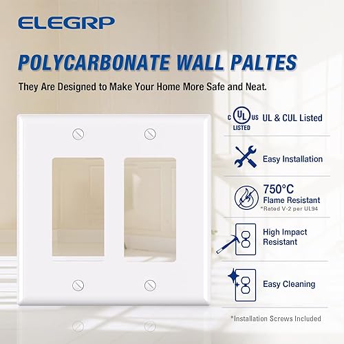 Miniatura 9 de ELEGRP Platos decorativos de pared de 3 bandas, tamaño mediano 4.88 pulgadas de alto x 6.75 pulgadas de largo, cubierta frontal termoplástica