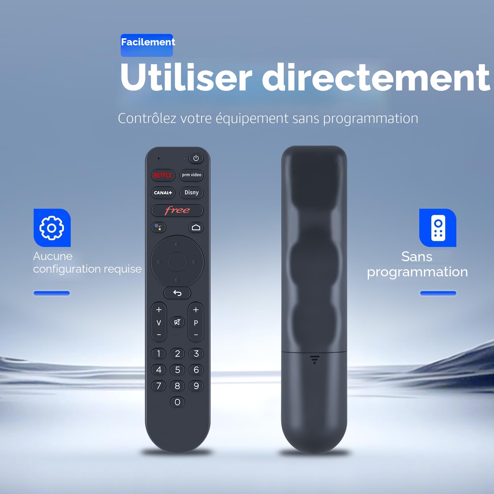 Télécommande vocale de Rechange pour Freebox Ultra TV Box