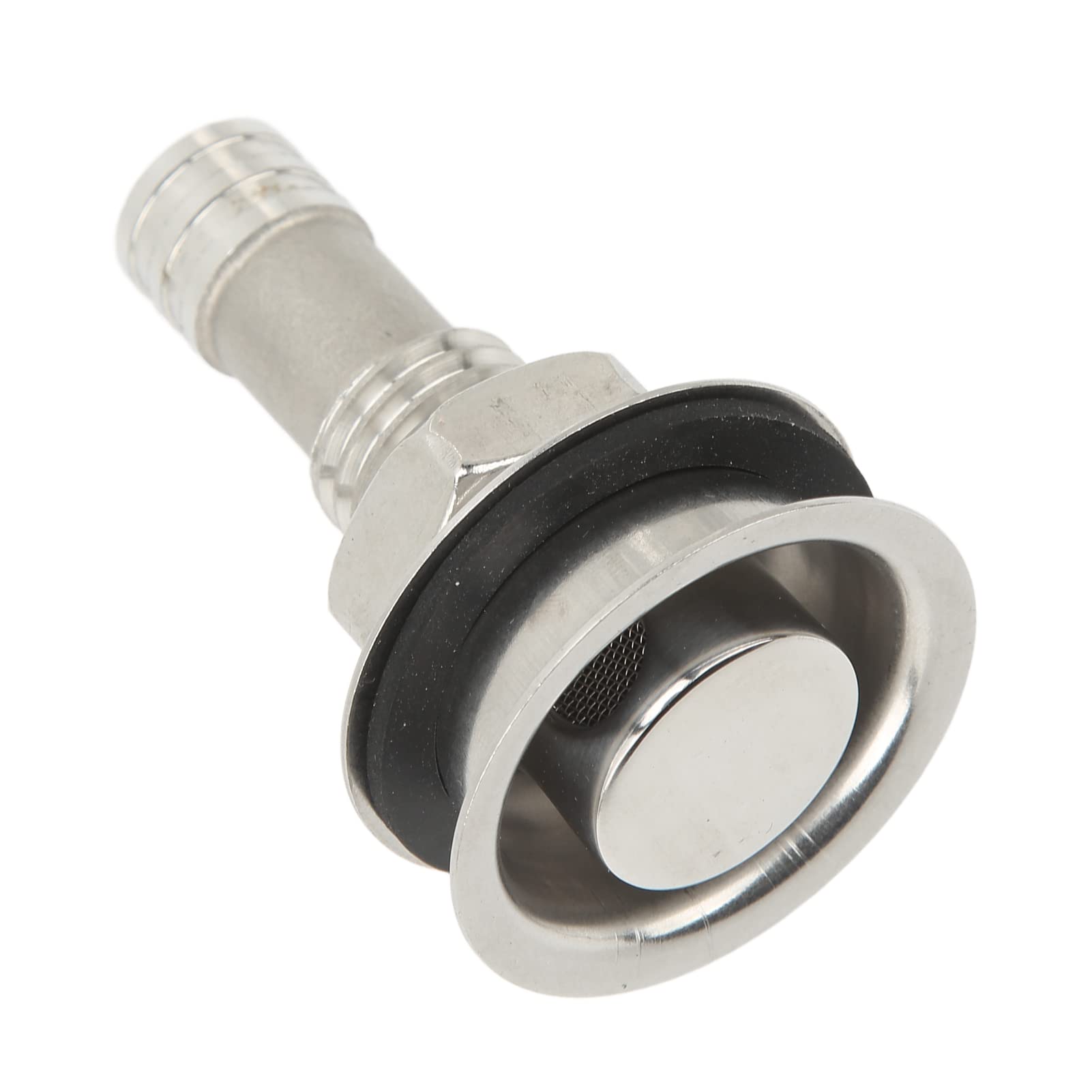 Marine Grade 304 Stainless Steel Fuel Vent with Mounting Gasket M16, Replacement for Boat Yacht Ship Cabin Ventilation, Exquisite Workmanship, Lasting, Strong Construction