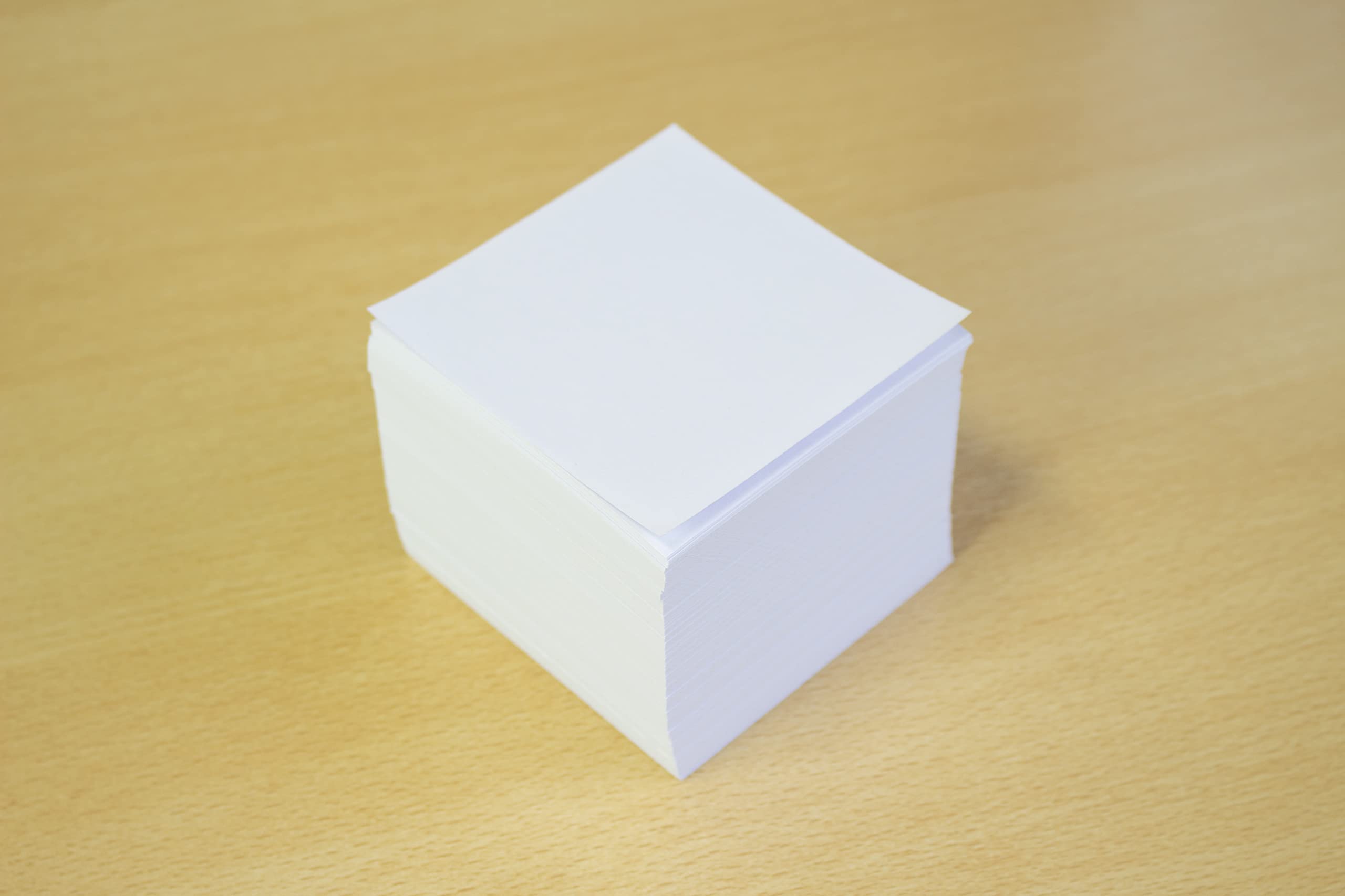 Boîte à Notes Blanc 9 X 9 X 9 Cm 700 Feuilles