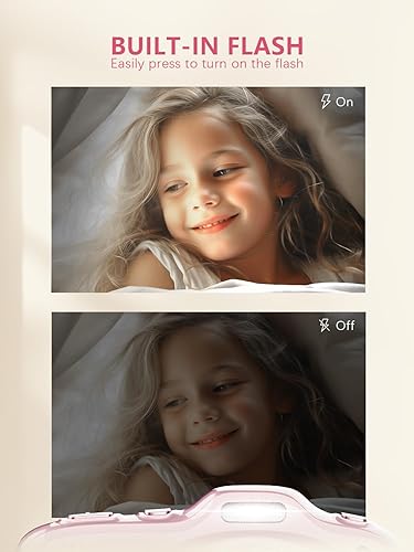 Miniatura 5 de Cámara digital True 4K con modo belleza, cámara de vlogging de 64MP para principiantes, zoom 16X, antivibración y enfoque automático, tarjeta de 32