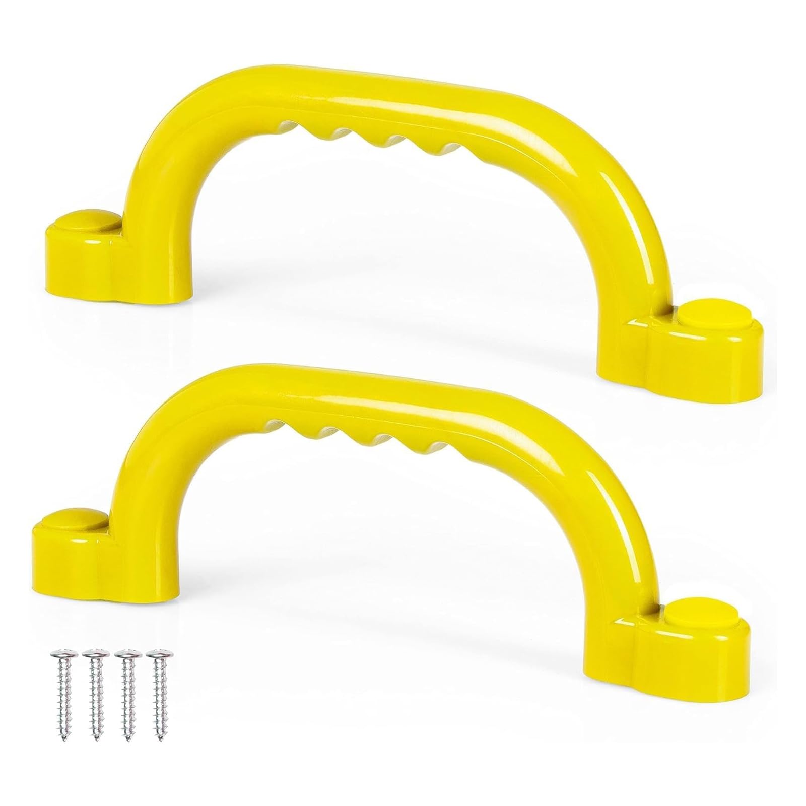 – THE WHITE SHOP 2 Pack Safety Handles,Grab Handle Bars for Outdoor Jungle Gym or Swing Set Grips ideal for Climbing Frame, Tree House, Dens & Play House (Color : YELLOW)