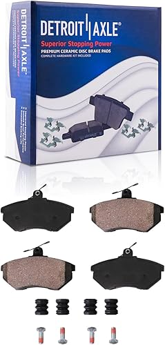 Miniatura 202 de Detroit Axle - Pastillas de Freno Delantero para Ford Fusion Lincoln MKZ Zephyr Mercury Milan Mazda 6, Pastillas de Freno Cerámica Reemplazo