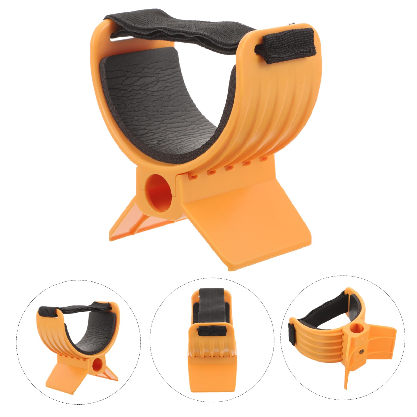 BESPORTBLE 2 Pièces Détecteur De Métaux Souterrain Portable Trousse Support De Détecteur De Camping Petit Support De Support De Main Pour Souder Yellow Tissu Élastique