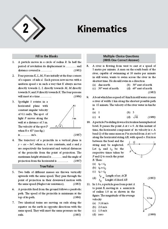 Image of MTG 48 Years JEE Advanced (2025-1978) Chapter-wise Previous Years Solved Question Papers Physics Book | JEE Advanced PYQ Question Bank For 2026 Exam