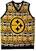 FOCO Pittsburgh Steelers Aztec Print Ugly Sweater Vest Medium