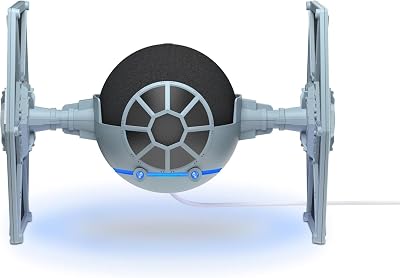 Echo Dot (Neueste Generation) Anthrazit mit Alexa + limitierte Auflage, STAR WARS TIE Fighter-Ständer
