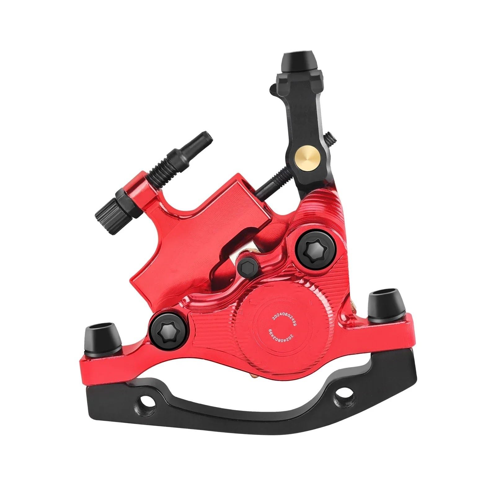 Fiets Remtrommel Achterrem achterste trommelrem XC04 Zacisk hamulca tarczowego do roweru górskiego z podwójnym tłokiem IS PM Hydrauliczny hamulec tarczowy do roweru Mtb(Purple Brake Caliper)
